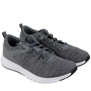 REEBOK. NWOT. Print Lux.Grey/White/Black running Sneakers. Rubber soles.…